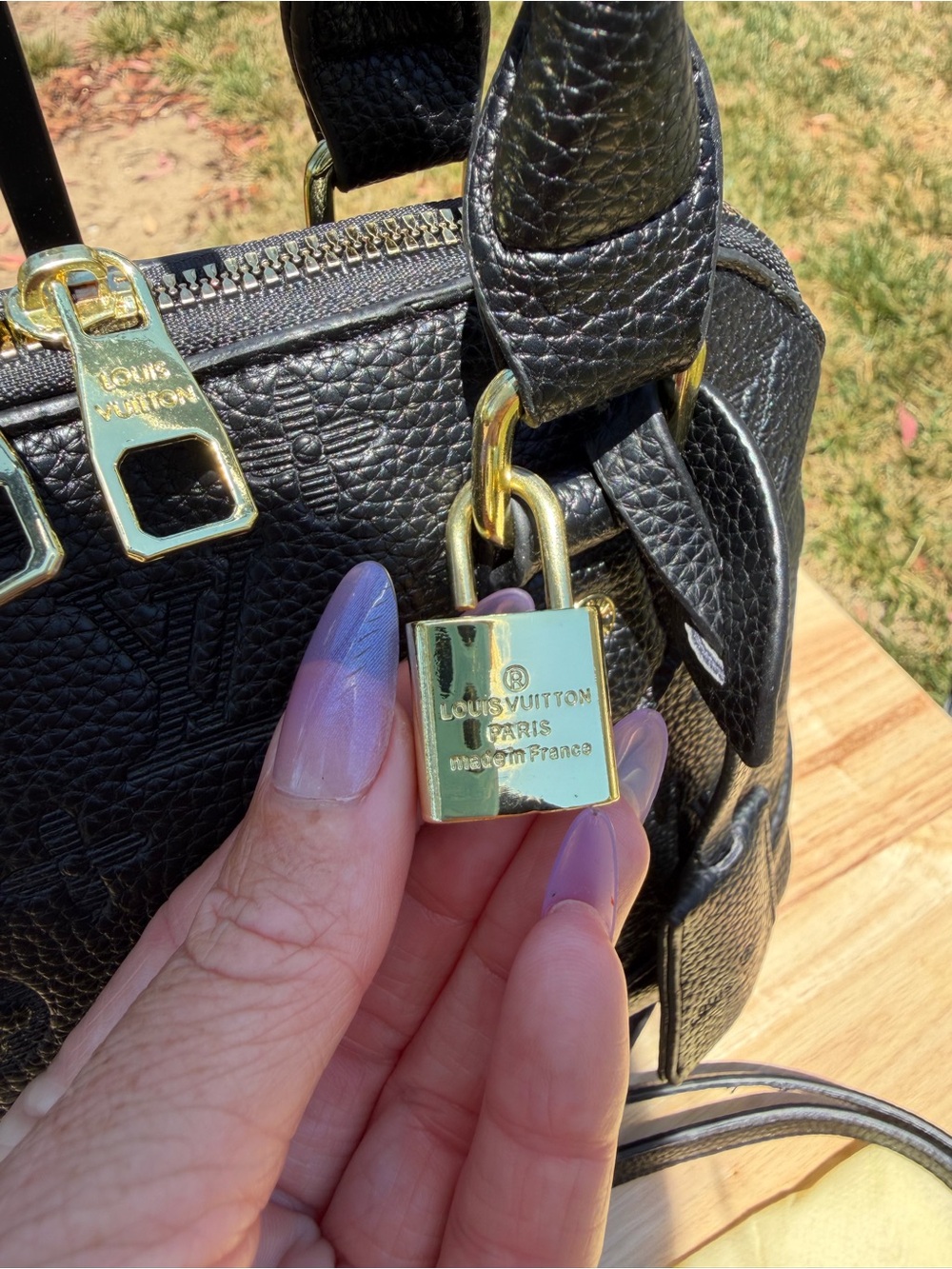 ✨COMING SOON✨ New LV Print Alma Empreinte BB Black Gold Embossed Monogram Bag - Picture 8 of 15